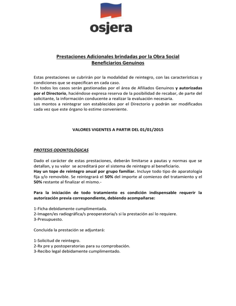 Beneficios Adicionales