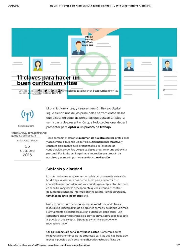 ¿Cómo dejar tu CV en BBVA?