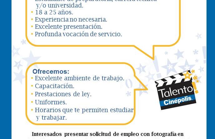 <strong>Beneficios de trabajar en Cinepolis